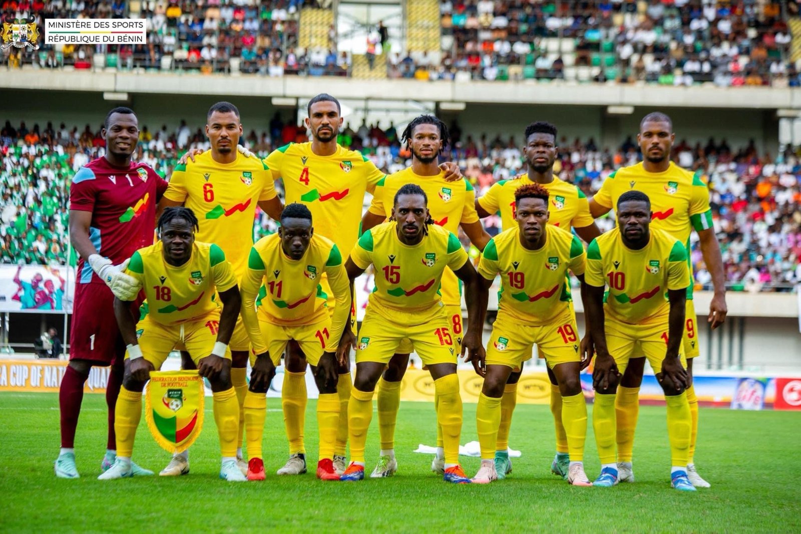 Bénin vs Libye : Le classement officiel des Guépards avec Jodel Dossou titulaire