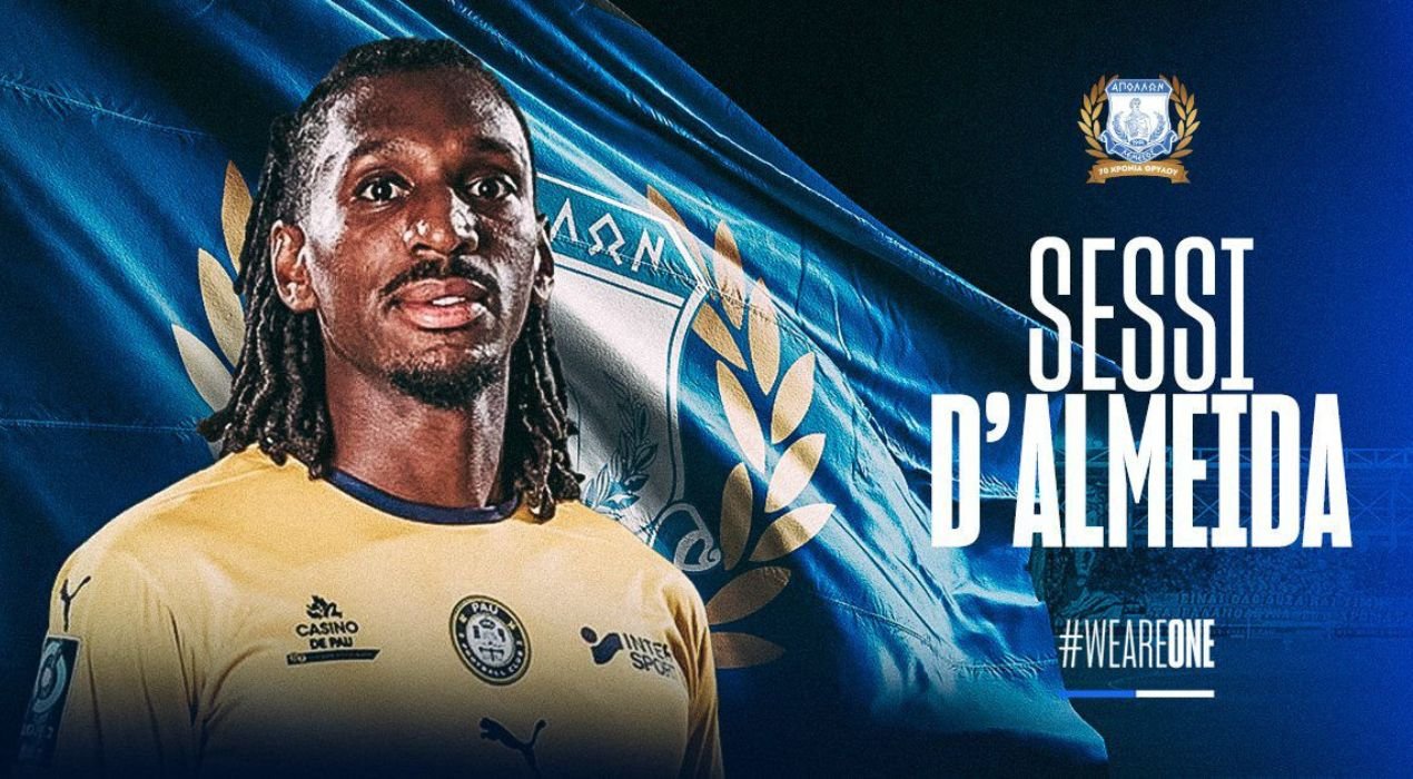 Annonce officielle : Sessi D’Almeida quitte la France pour Apollon FC en Chypre