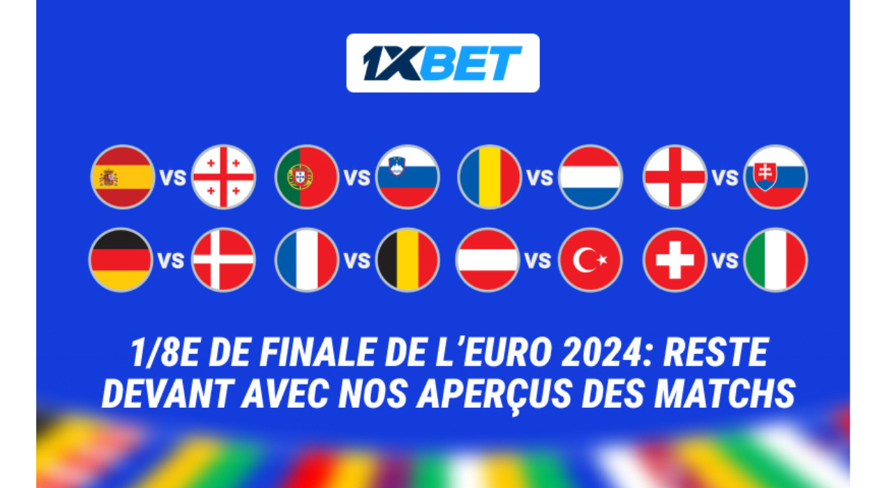 Euro 2024 : Choisissez vos favoris pour les 1/8ᵉ de finale !