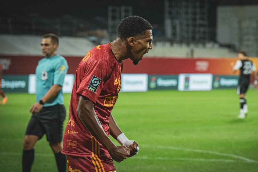 D2 France : Buteur pour la dernière, Andréas Hountondji peut rêver de la Ligue 1 avec Rodez