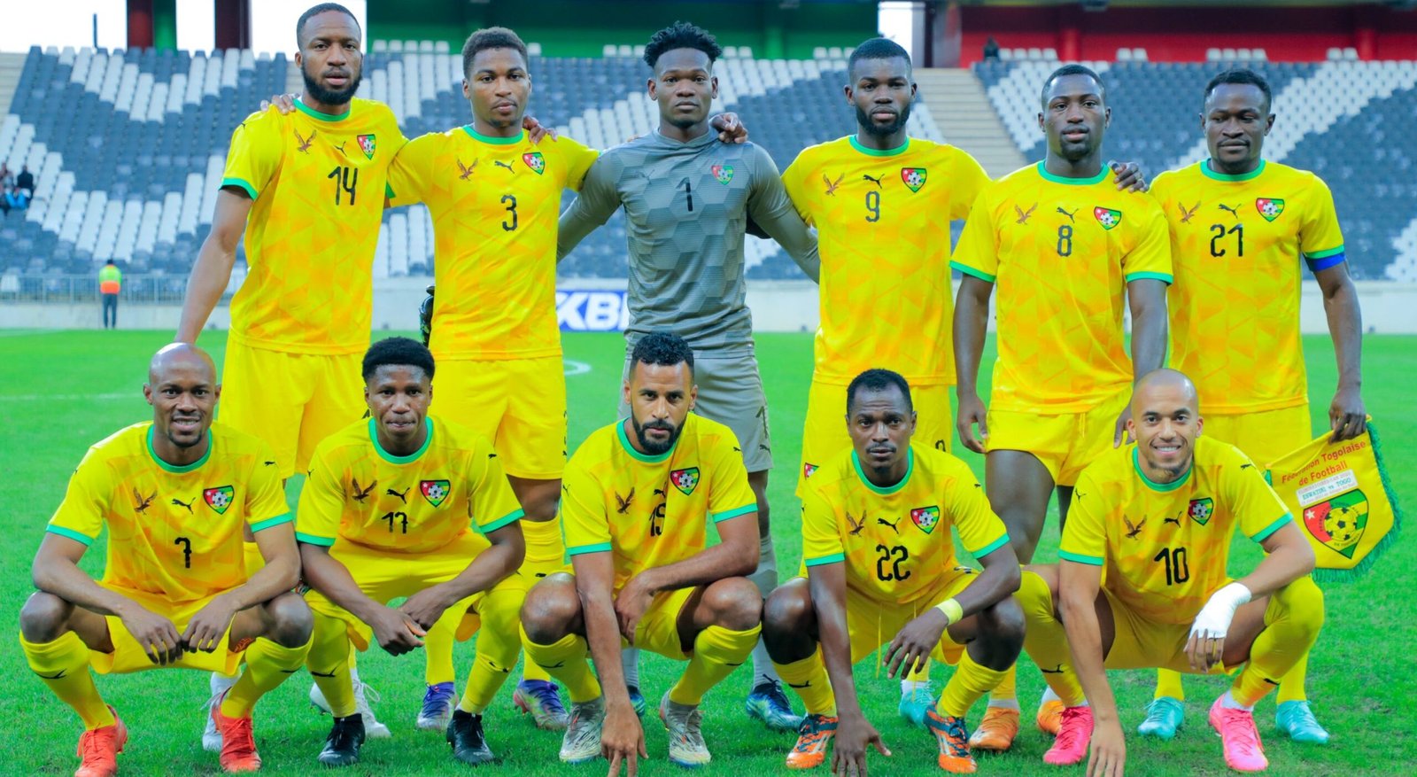 Togo : La liste pour affronter la RD Congo et le Soudan du Sud en éliminatoires du mondial 2026
